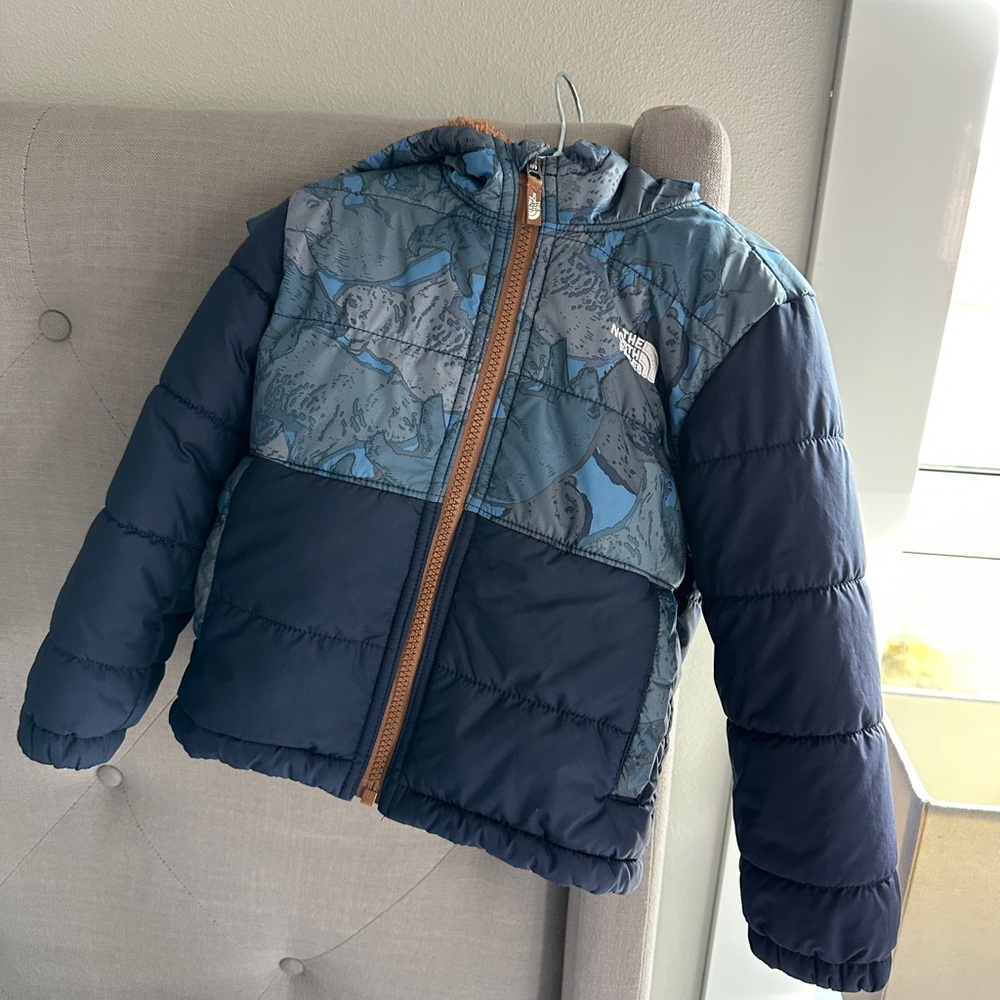 The North Face Kids Blue Puffer Jacket